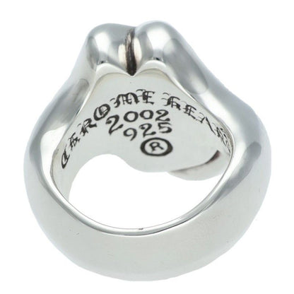Chrome Hearts Lip Tongue Md Lip and Tan Silver Ring — view 2