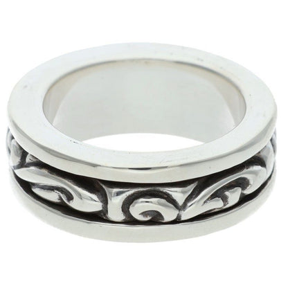 Chrome Hearts Ring Spinner Scroll Silver — view 3