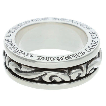 Chrome Hearts Ring Spinner Scroll Silver — view 4