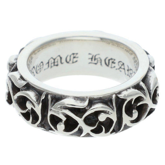 Chrome Hearts Etrnity Vine Band Eternity Silver Ring