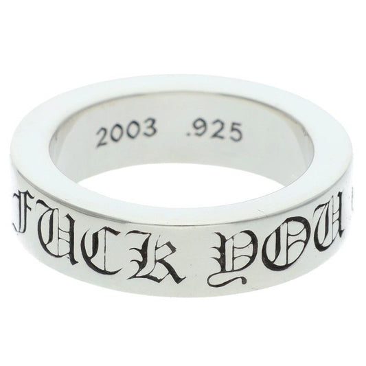 Chrome Hearts mm Spacer Fuckyou Silver Ring