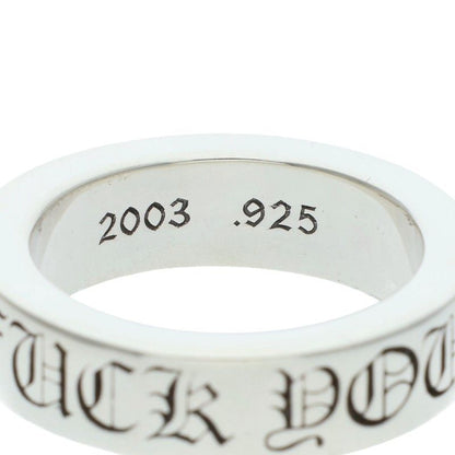 Chrome Hearts mm Spacer Fuckyou Silver Ring — view 3