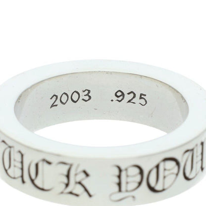 Chrome Hearts mm Spacer Fuckyou Silver Ring — view 3