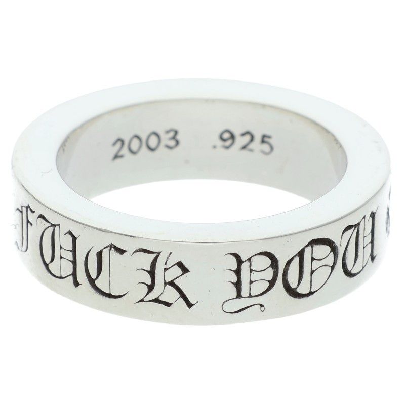 Chrome Hearts mm Spacer Fuckyou Silver Ring