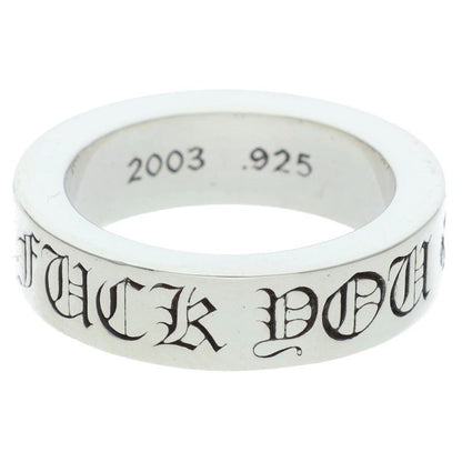 Chrome Hearts mm Spacer Fuckyou Silver Ring