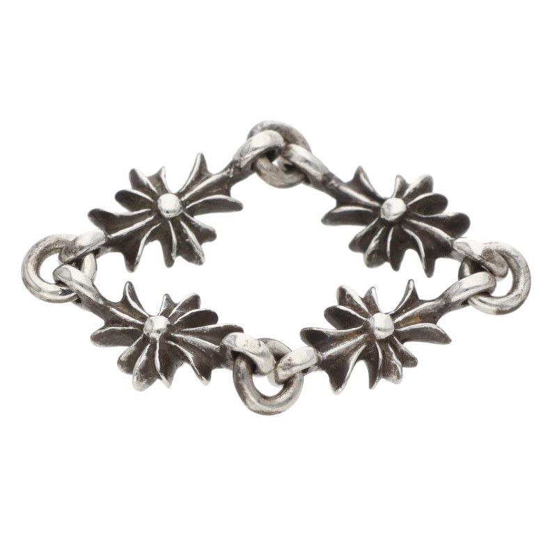 Chrome Hearts Ring Tny CH Pls Tiny Ech Plus Silver — view 5