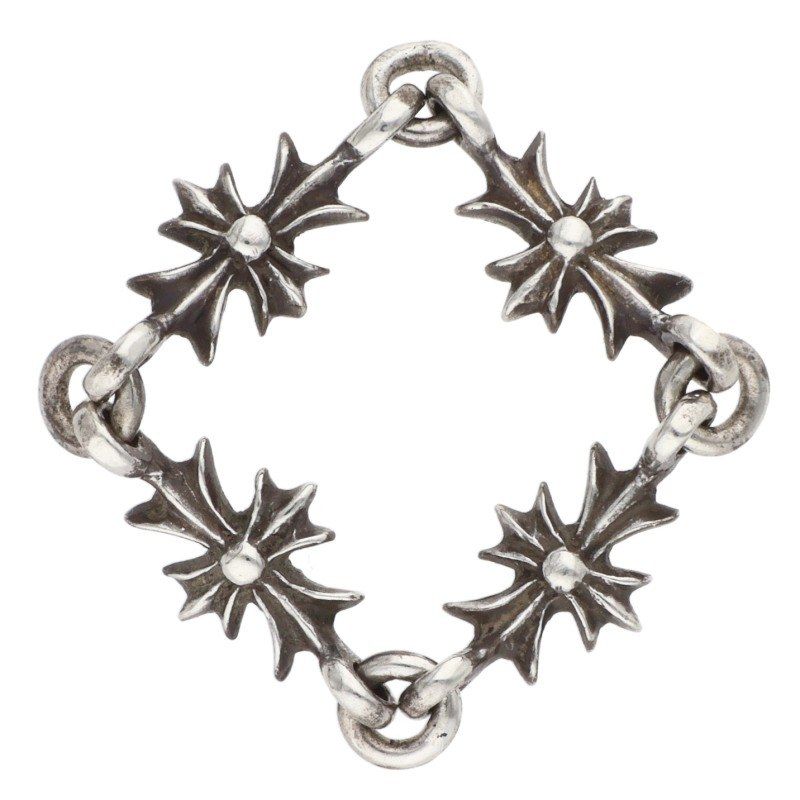 Chrome Hearts Ring Tny CH Pls Tiny Ech Plus Silver — view 2