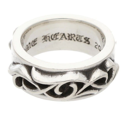 Chrome Hearts Dbl Narrow Vine Band Double Silver Ring