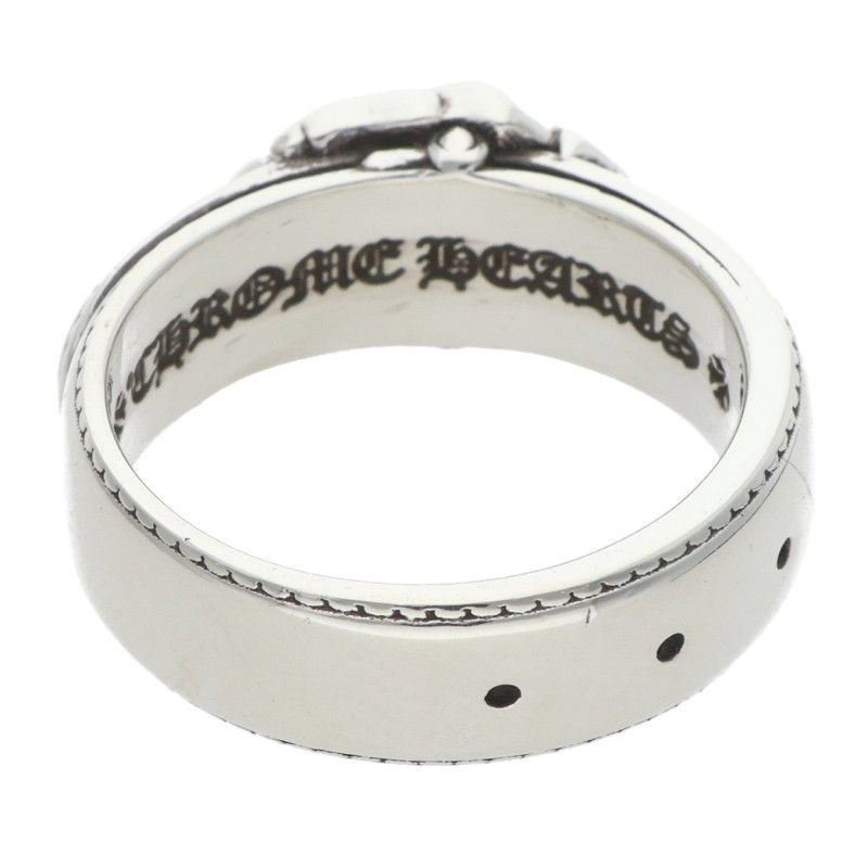 Chrome Hearts Belted CH Sml CH Logo Small Silver Ring — view 2