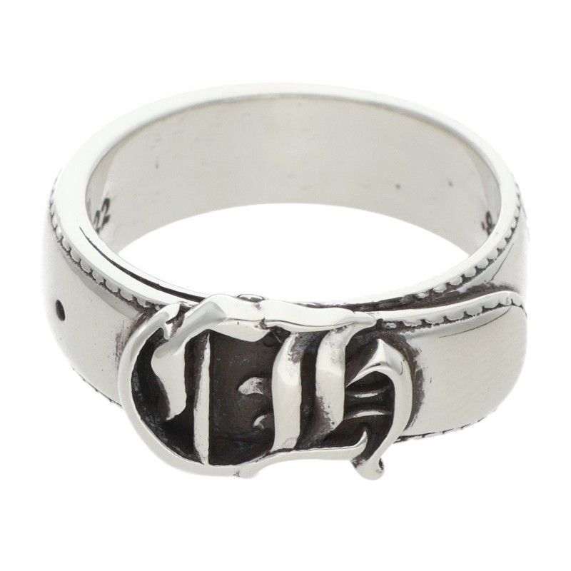 Chrome Hearts Belted CH Sml CH Logo Small Silver Ring