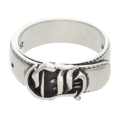 Chrome Hearts Belted CH Sml CH Logo Small Silver Ring