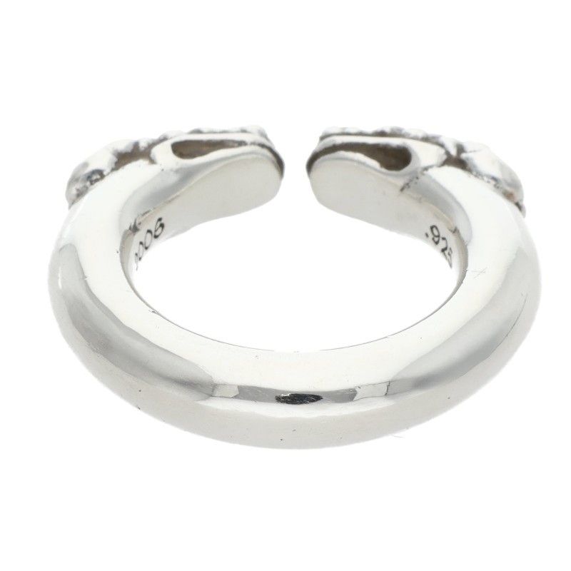 Chrome Hearts Double Dog Ring Dog Silver — view 2