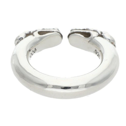 Chrome Hearts Double Dog Ring Dog Silver — view 2