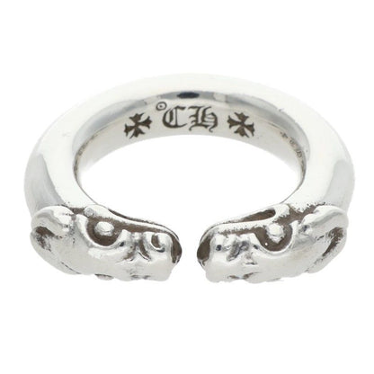 Chrome Hearts Double Dog Ring Dog Silver