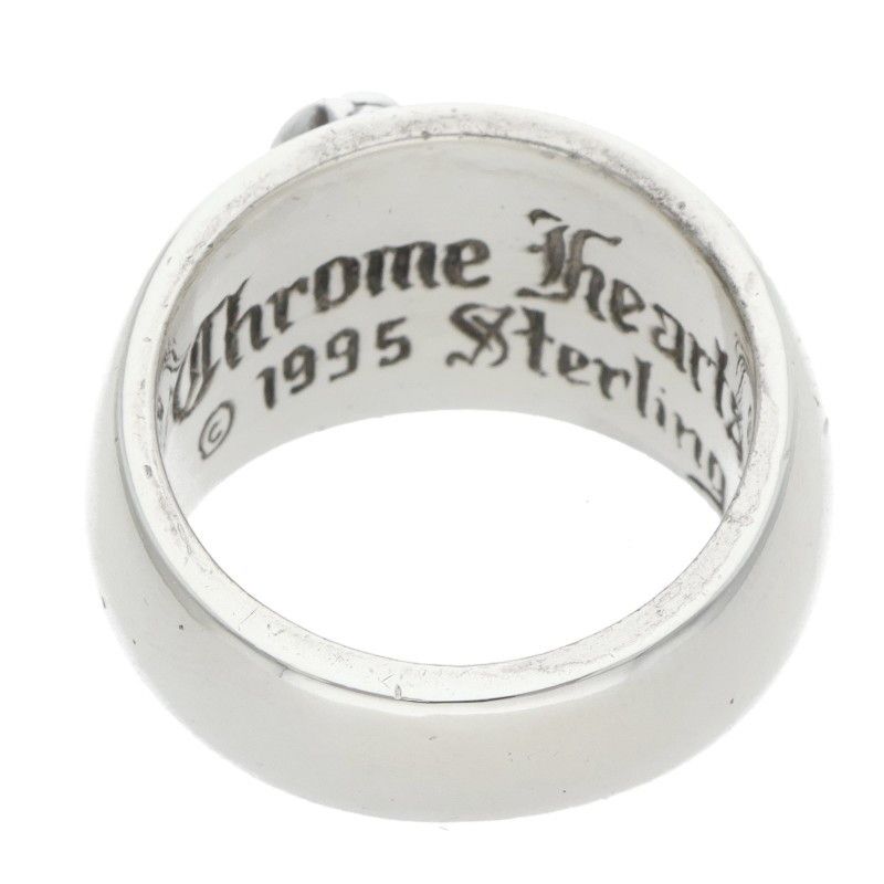 Chrome Heart in Band Silver Ring — view 2