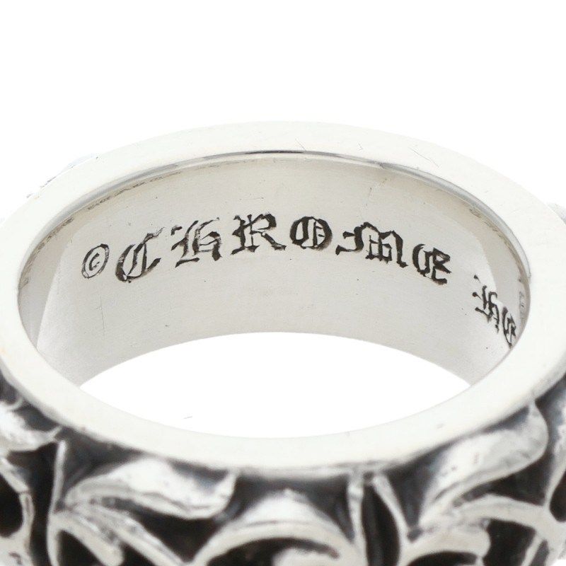 Chrome Hearts Etrnity Vine Band Eternity Silver Ring — view 3
