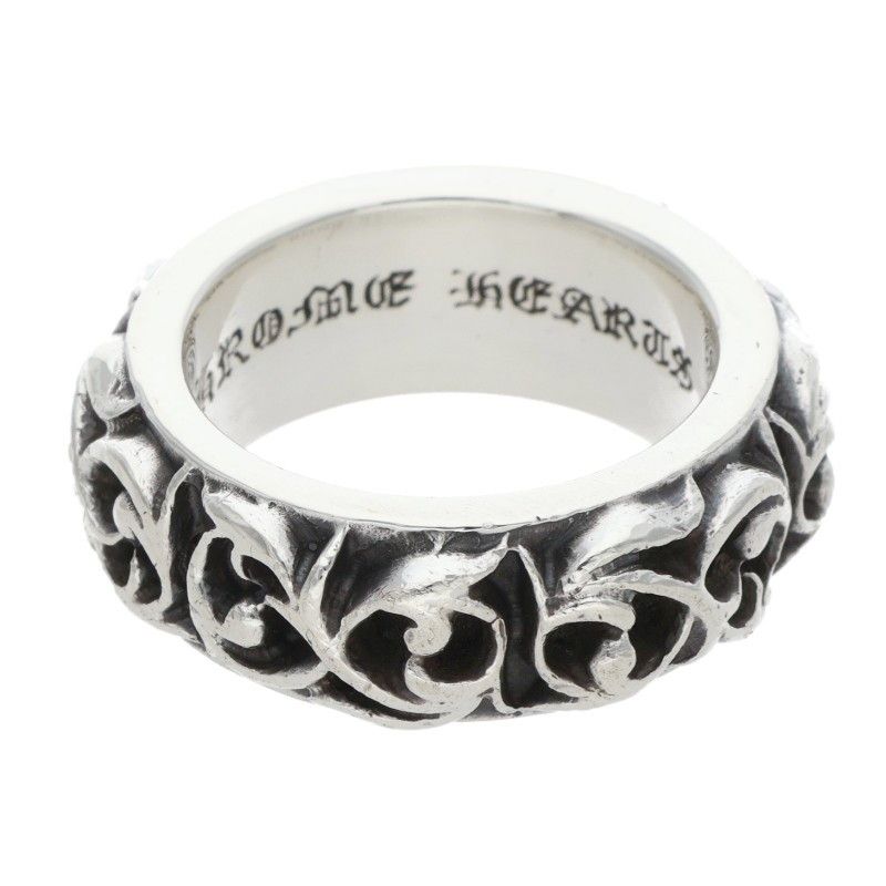 Chrome Hearts Etrnity Vine Band Eternity Silver Ring