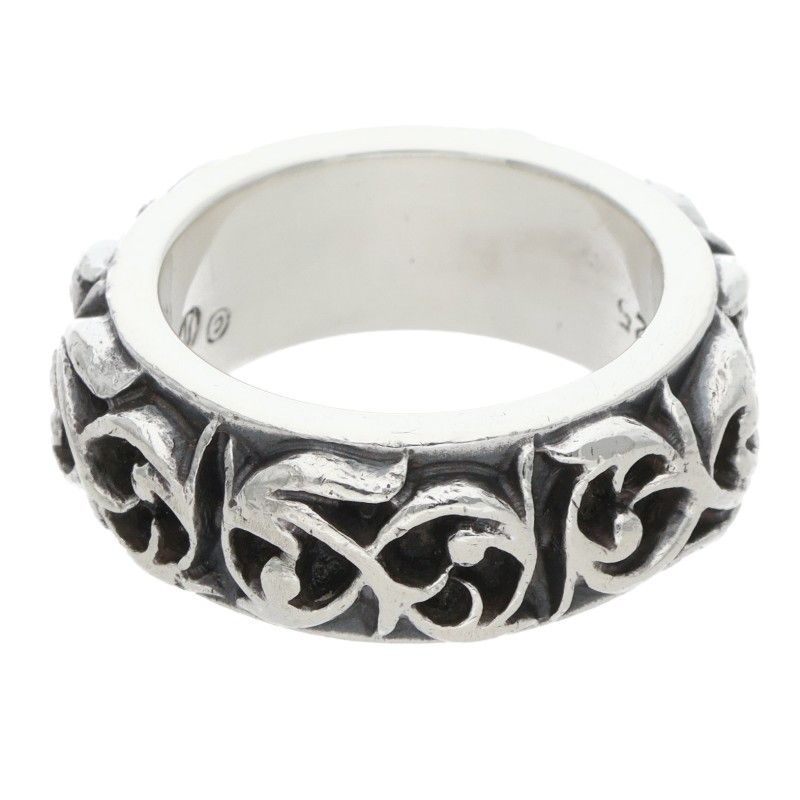 Chrome Hearts Etrnity Vine Band Eternity Silver Ring — view 2