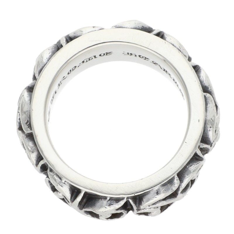 Chrome Hearts Etrnity Vine Band Eternity Silver Ring — view 5