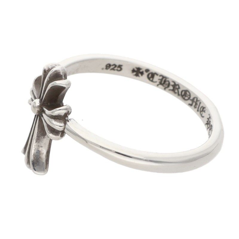 Chrome Hearts Bubblgm CH Crs Bubblegum CH Cross Silver Ring — view 5