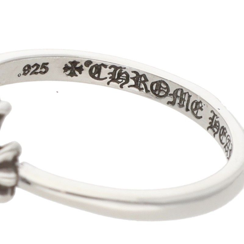 Chrome Hearts Bubblgm CH Crs Bubblegum CH Cross Silver Ring — view 3