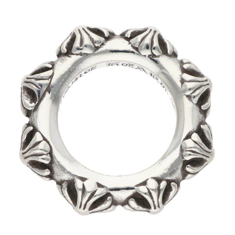 Chrome Hearts Cross Band Silver Ring — view 5
