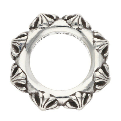 Chrome Hearts Cross Band Silver Ring — view 5