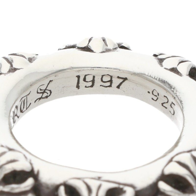 Chrome Hearts Cross Band Silver Ring — view 4