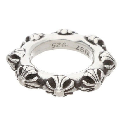 Chrome Hearts Cross Band Silver Ring — view 2