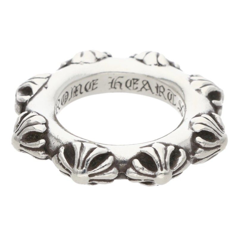 Chrome Hearts Cross Band Silver Ring
