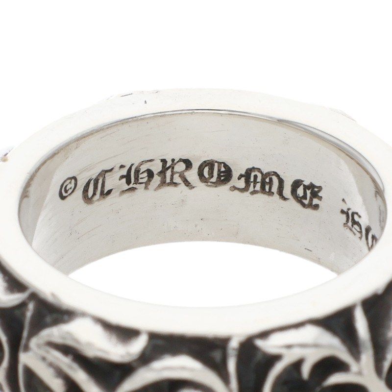 Chrome Hearts Etrnity Vine Band Eternity Silver Ring — view 3