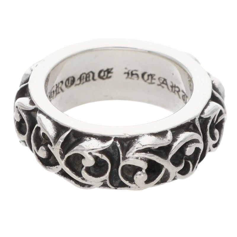 Chrome Hearts Etrnity Vine Band Eternity Silver Ring