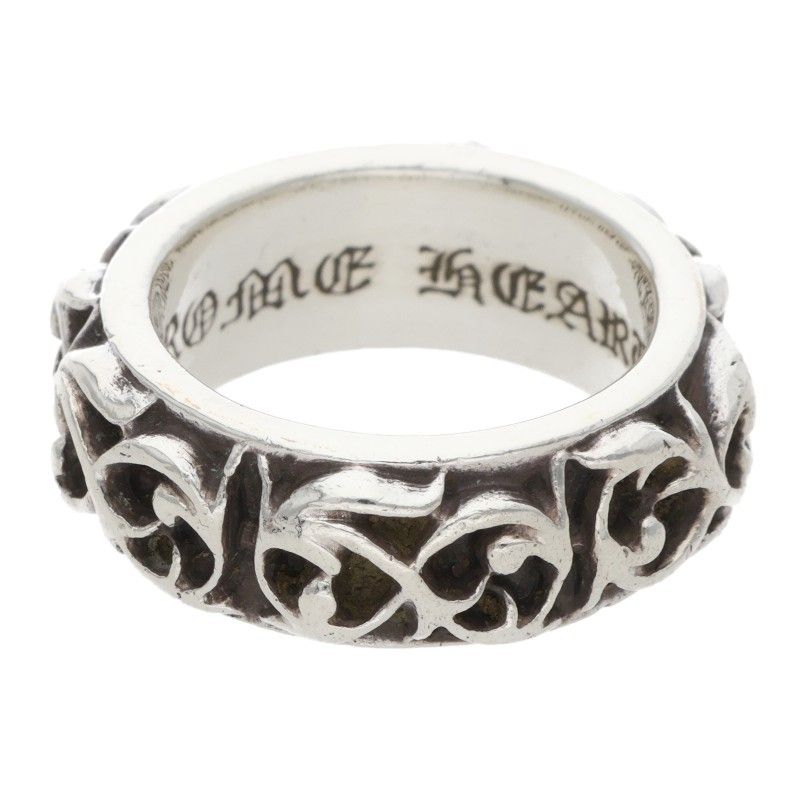 Chrome Hearts Etrnity Vine Band Eternity Silver Ring