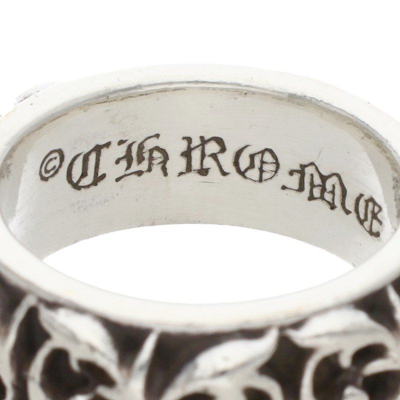 Chrome Hearts Etrnity Vine Band Eternity Silver Ring — view 3