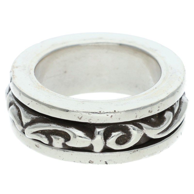 Chrome Hearts Ring Spinner Scroll Silver — view 2