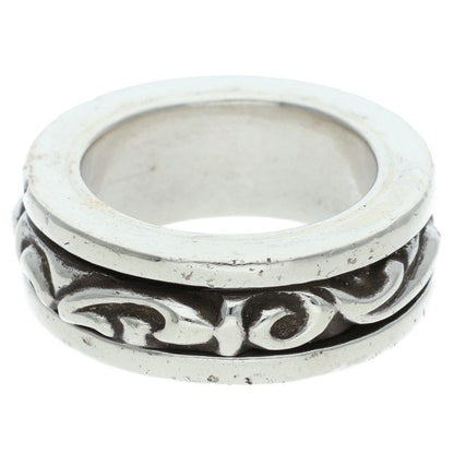 Chrome Hearts Ring Spinner Scroll Silver