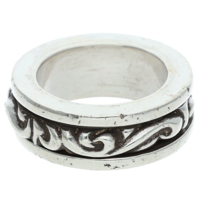 Chrome Hearts Ring Spinner Scroll Silver — view 4