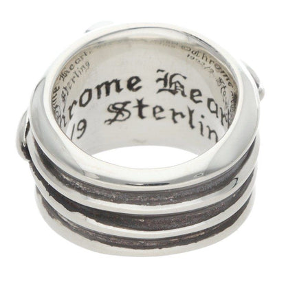 Chrome Hearts Dagger P Dmnd Pave Diamond Silver Ring — view 2