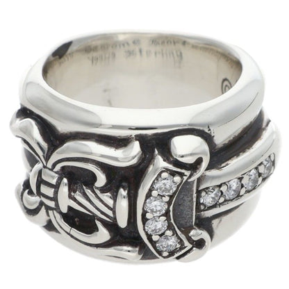 Chrome Hearts Dagger P Dmnd Pave Diamond Silver Ring
