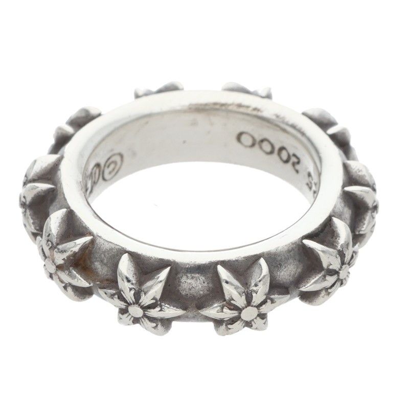 Chrome Hearts Star Band Silver Ring — view 2