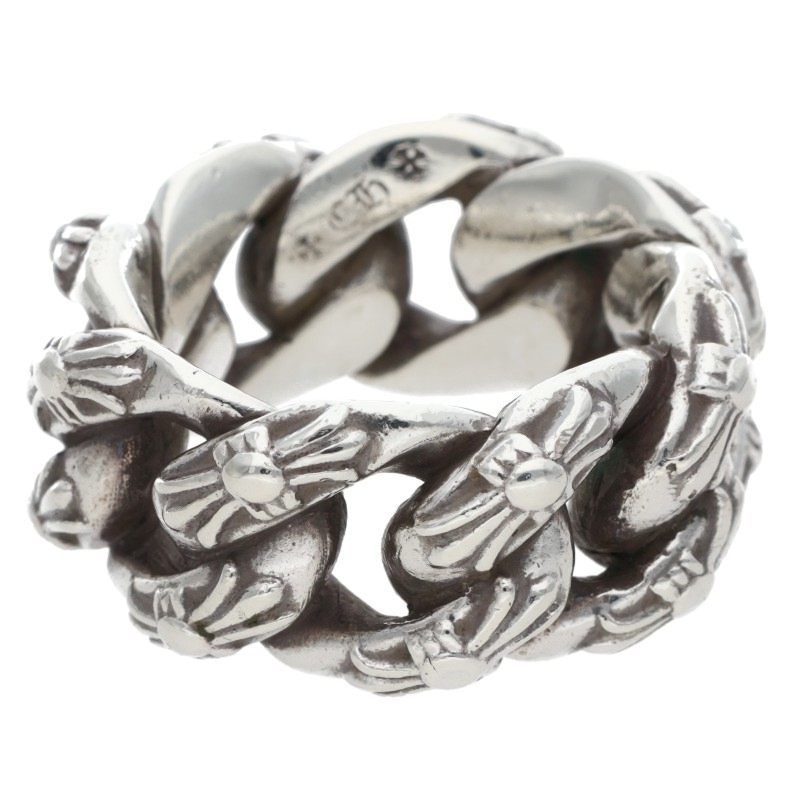 Chrome Hearts Large Fanchy Extra Fancy Large Silver Ring