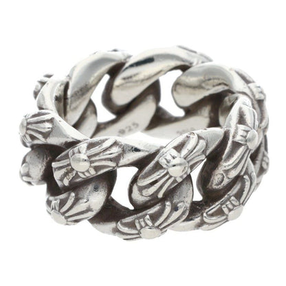 Chrome Hearts Large Fanchy Extra Fancy Large Silver Ring — view 2