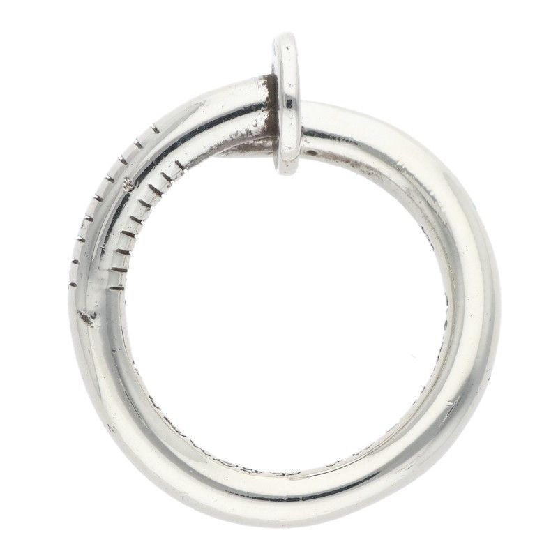 Chrome Hearts Nail Flat Silver Ring — view 5