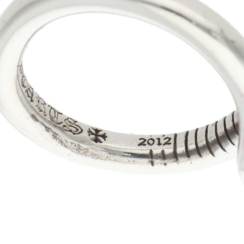 Chrome Hearts Nail Flat Silver Ring — view 4