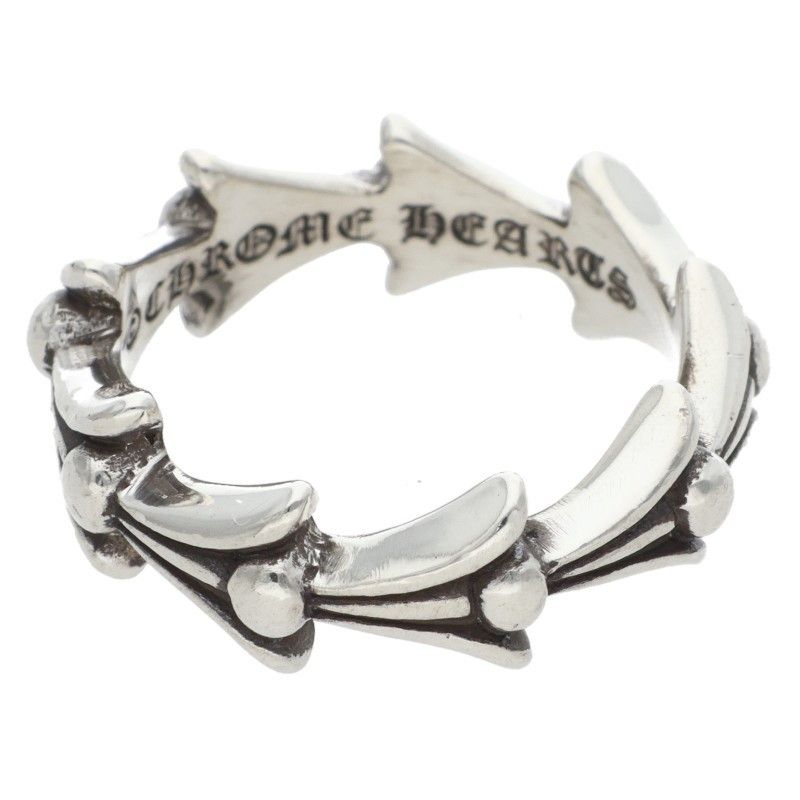 Chrome Hearts Cross Tail Silver Ring