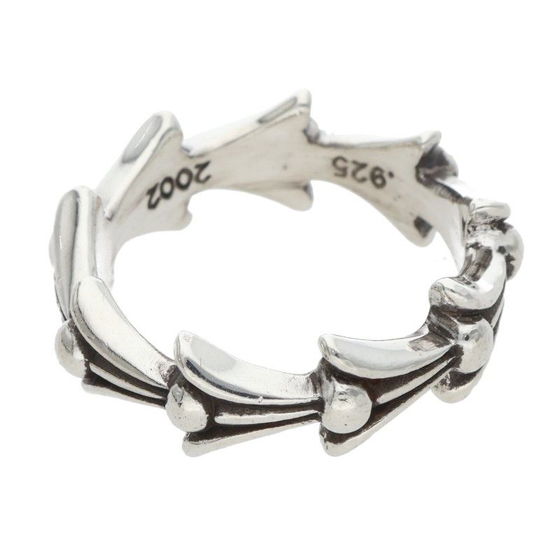 Chrome Hearts Cross Tail Silver Ring — view 2