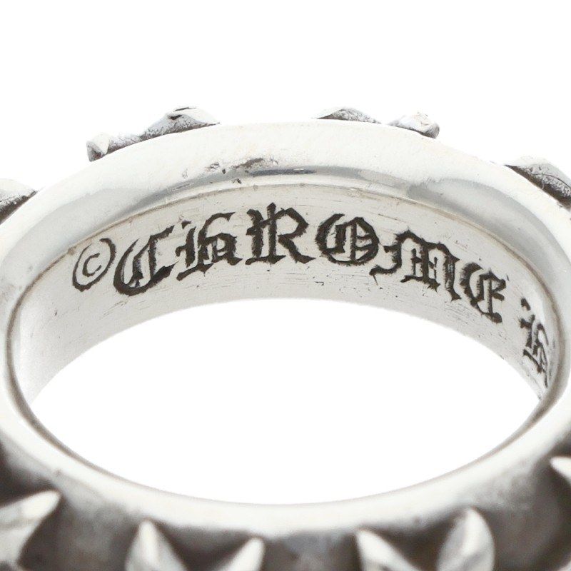 Chrome Hearts Star Band Silver Ring — view 3