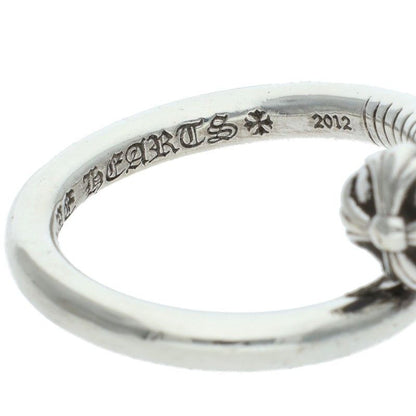Chrome Hearts Nail Crsball Cross Ball Silver Ring — view 4