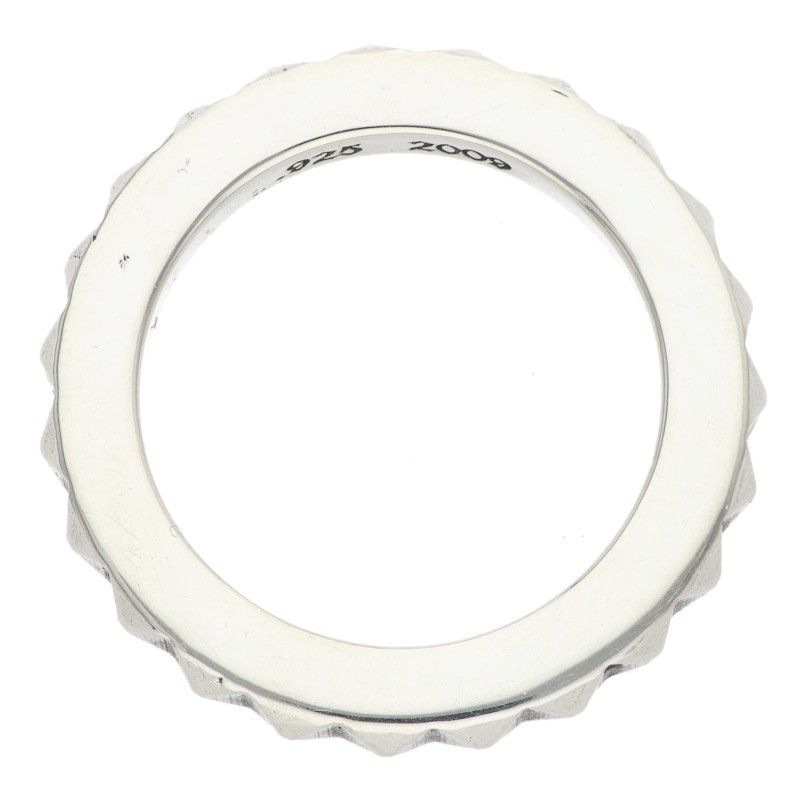 Chrome Hearts Tfp Pnk Big True Fuckin Punk Big Silver Ring — view 2