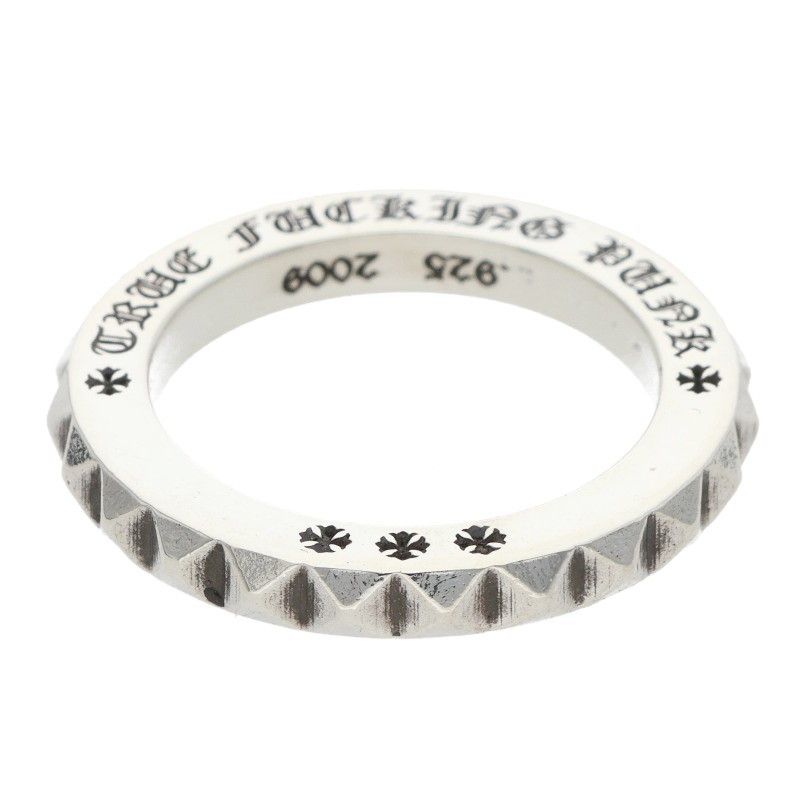 Chrome Hearts Tfp Pnk Big True Fuckin Punk Big Silver Ring — view 4